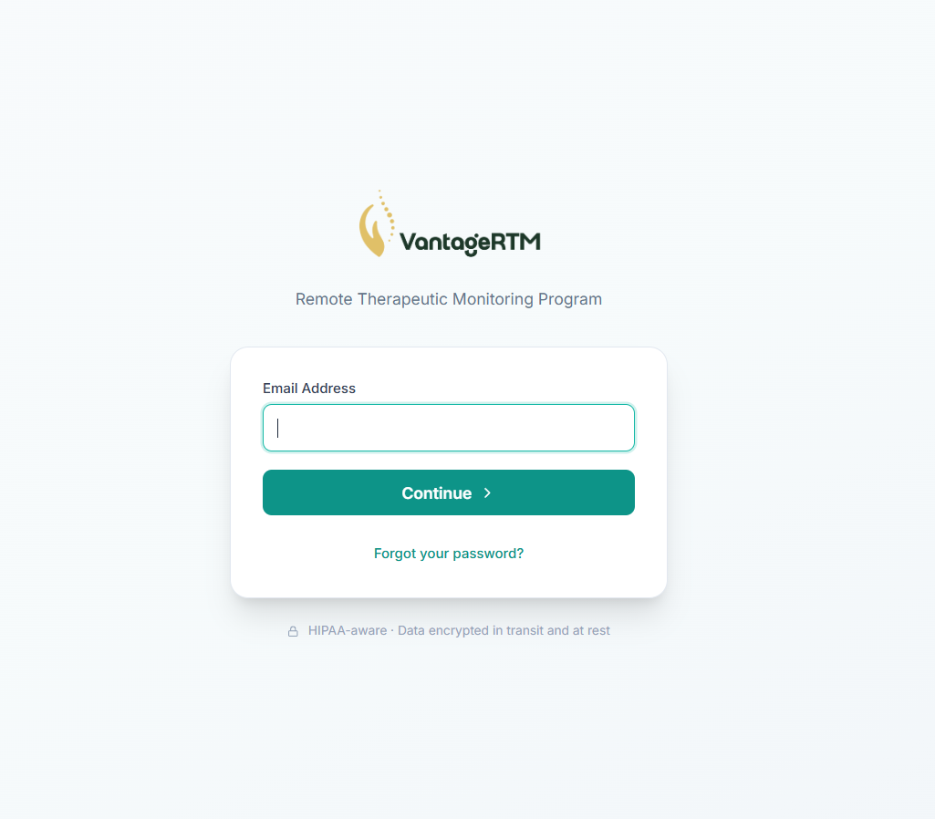 Vantage Admin preview
